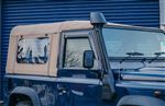 Full Hood - Zip Sides Window - Sand Mohair Stayfast - EXT2013SDM - Exmoor